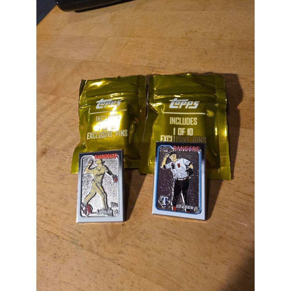 2024 Topps Series 2 Pins Corey Seager Jordan Lawlar